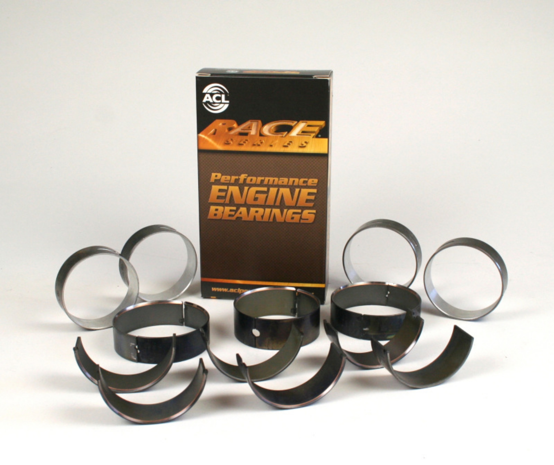 Picture of ACL 1955-1967 Chevy V8 265-283-302-327 -01mm Oversized Main Bearing Set