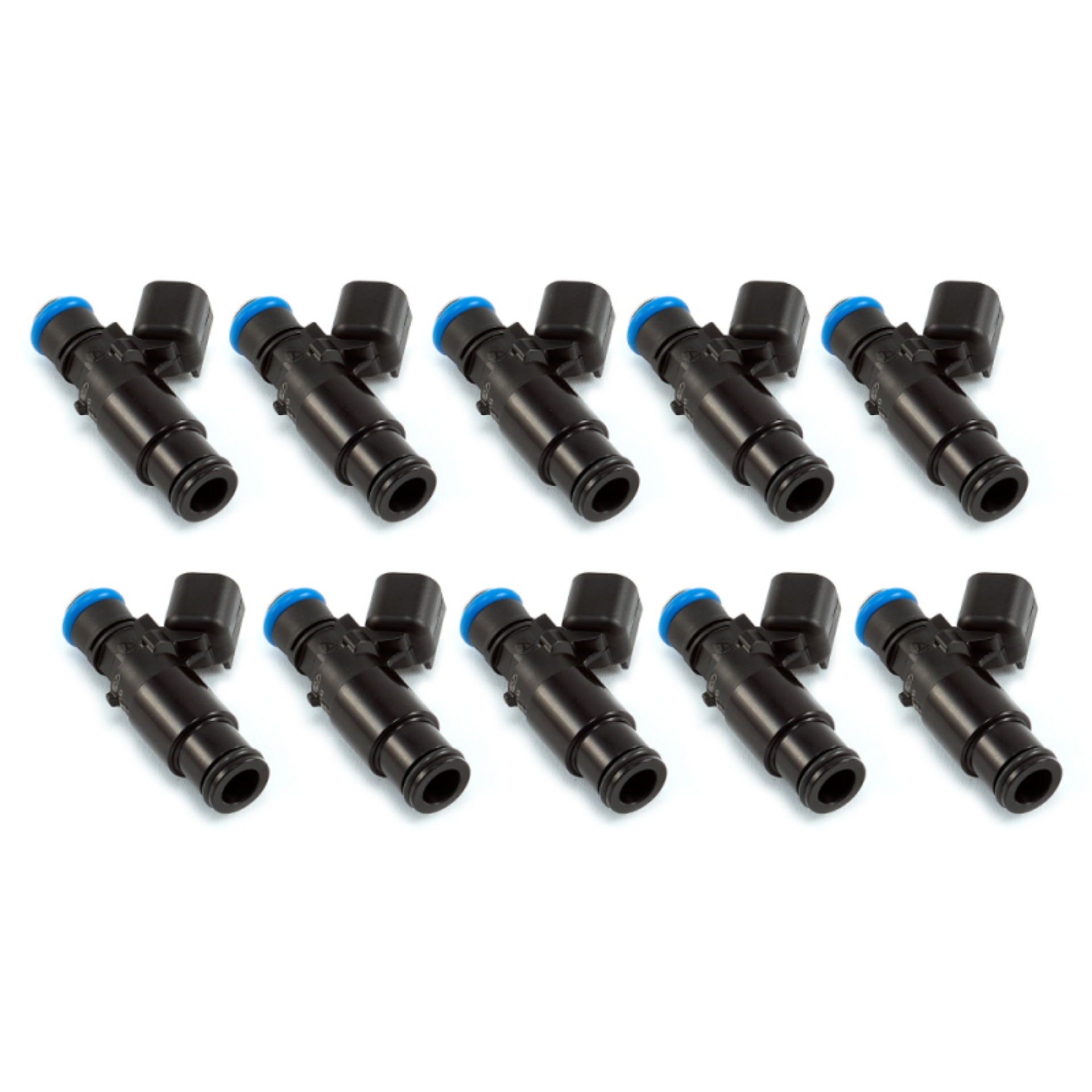 Picture of Injector Dynamics ID1300x Injectors- 08+ Dodge Viper 8-3-8-4L 14mm Bottom Adapters Black-Set of 10