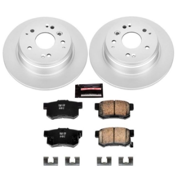 Picture of Power Stop 03-11 Honda Element Front & Rear Z17 Evolution Geomet Coated Brake Kit