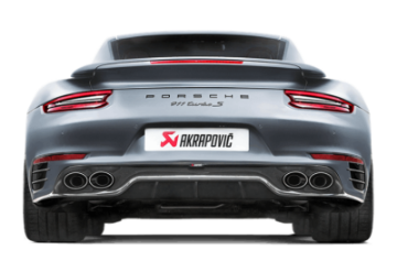 Picture of Akrapovic 16-17 Porsche 911 Turbo-Turbo S 991-2 Slip-On Line Titanium Req- Tips-Diffuser