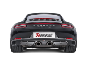 Picture of Akrapovic 16-17 Porsche 911 Carrera S-4-4S-GTS 991-2 Slip-On Line Titanium w- Titanium Tips