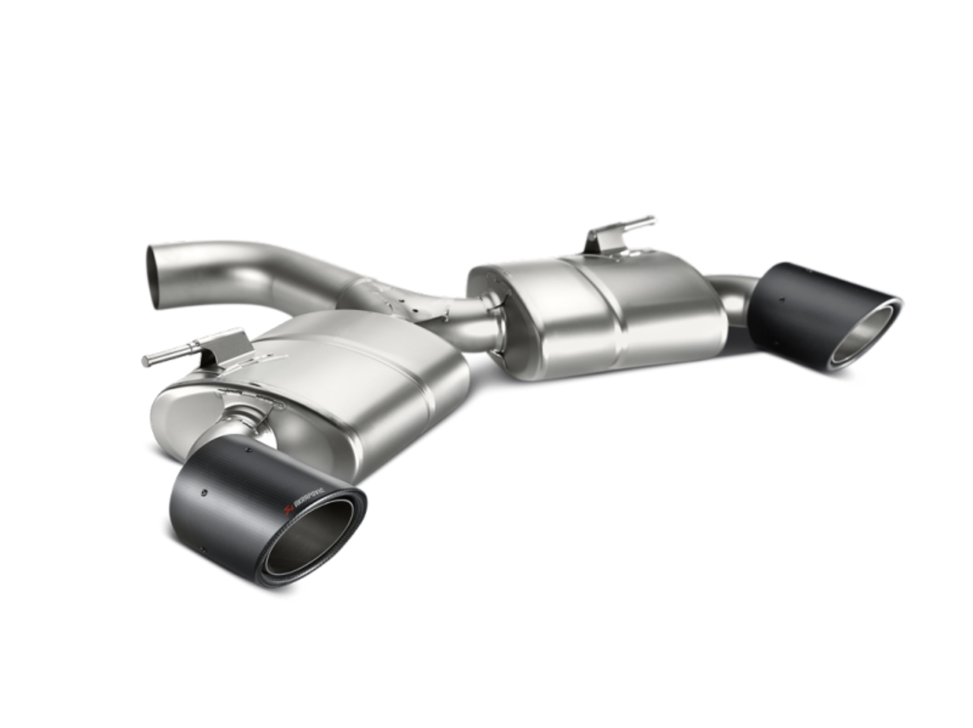 Picture of Akrapovic 13-17 Volkswagen Golf GTI VII Slip-On Race Line Titanium w- Carbon Tips