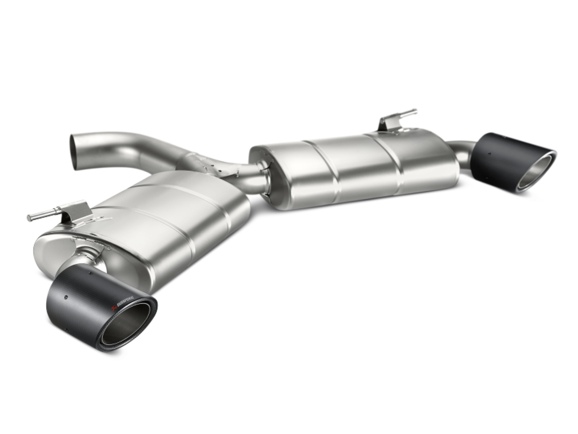 Picture of Akrapovic 13-17 Volkswagen Golf GTI VII Slip-On Line Titanium w- Carbon Tips