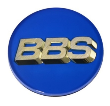 Picture of BBS Center Cap 70-6mm Blue-Gold 3-Tab