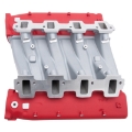 Picture of Edelbrock Manifold Chevy Ls LS3 Cross Ram w- Red Plenums