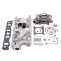 Picture of Edelbrock Manifold And Carb Kit Performer Small Block Ford 289-302 Natural Finish