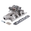 Picture of Edelbrock Manifold And Carb Kit Performer RPM Air-Gap Small Block Ford 351W Natural Finish