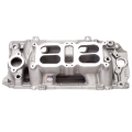 Picture of Edelbrock Manifold Dual Quad RPM Air Gap BB Chevy Oval Port