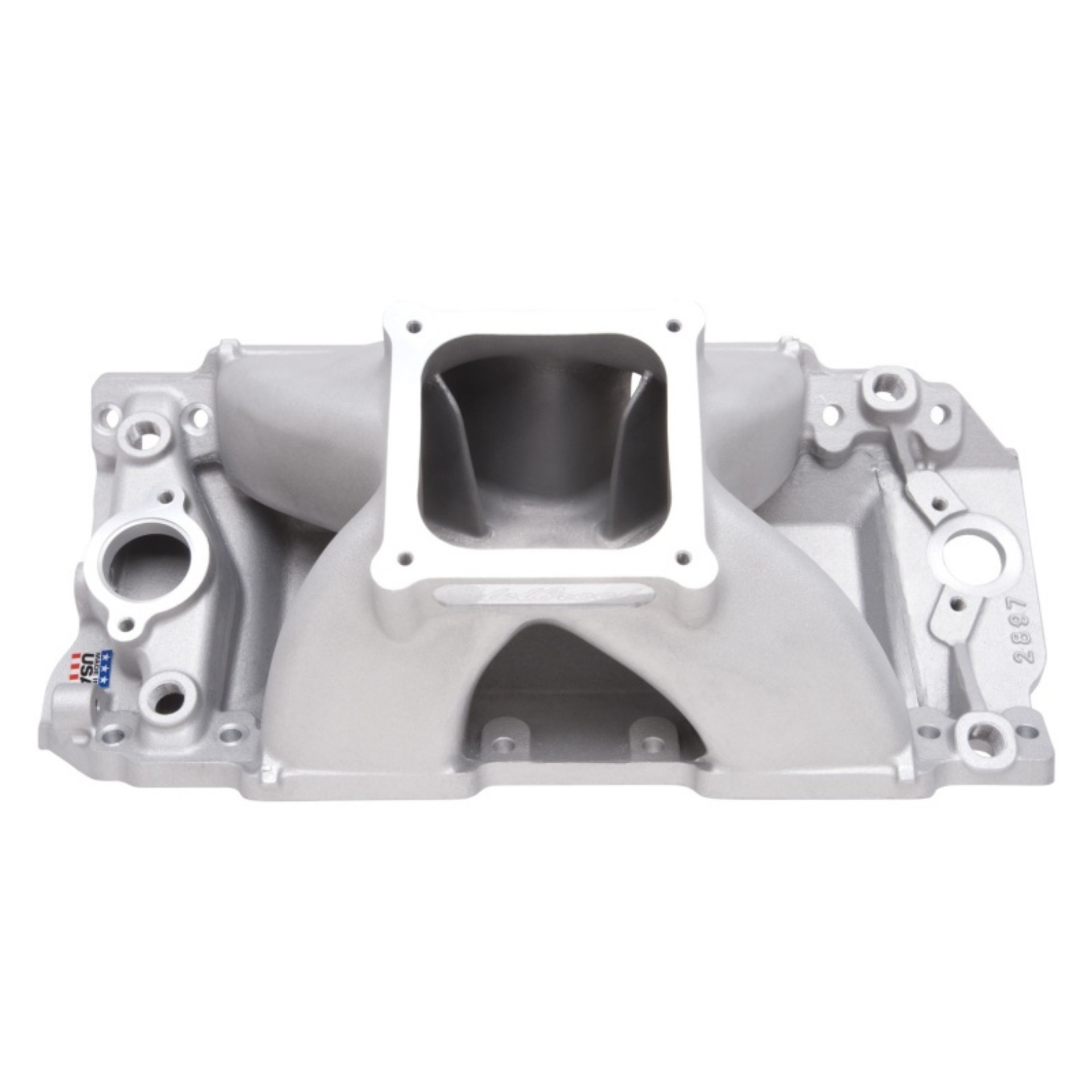 Picture of Edelbrock Manifold BB Chevy Tall Deck Super Victor II 632 CNC Port-Matched for 60409 CNC Heads