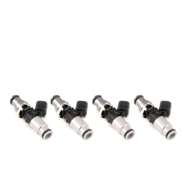 Picture of Injector Dynamics 1050X Injectors 14mm Grey Adaptor Top - Silver Bottom Adapter Set of 4