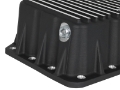 Picture of AFE Pro Series Engine Oil Pan Black w-Machined Fins; 11-16 Ford Powerstroke V8-6-7L td