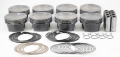 Picture of Mahle MS Piston Set Ford 281ci 3-551in Bore 3-543stk 5-933in Rod -866 Pin -16cc 9-3 CR Set of 8