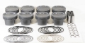 Picture of Mahle MS Piston Set SBF 445ci 4-125in Bore 3-25in Stroke 5-4in Rod -927 Pin -16cc 8-8 CR Set of 8