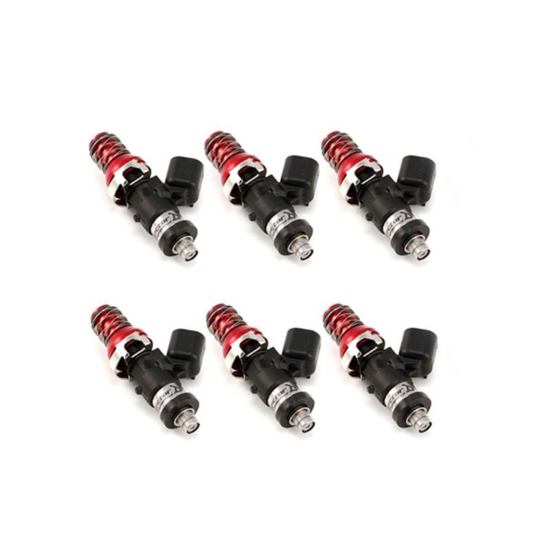 Picture of Injector Dynamics ID1050X Injectors - 48mm Length - Mach Top to 11mm - Denso Low Cushion Set of 6