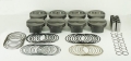 Picture of Mahle MS Piston Set Chevy SB 400ci 4-125in Bore 3-5-3-75 Stroke 6-125-6 Rod -927Pin -9cc 12-7-13-5CR