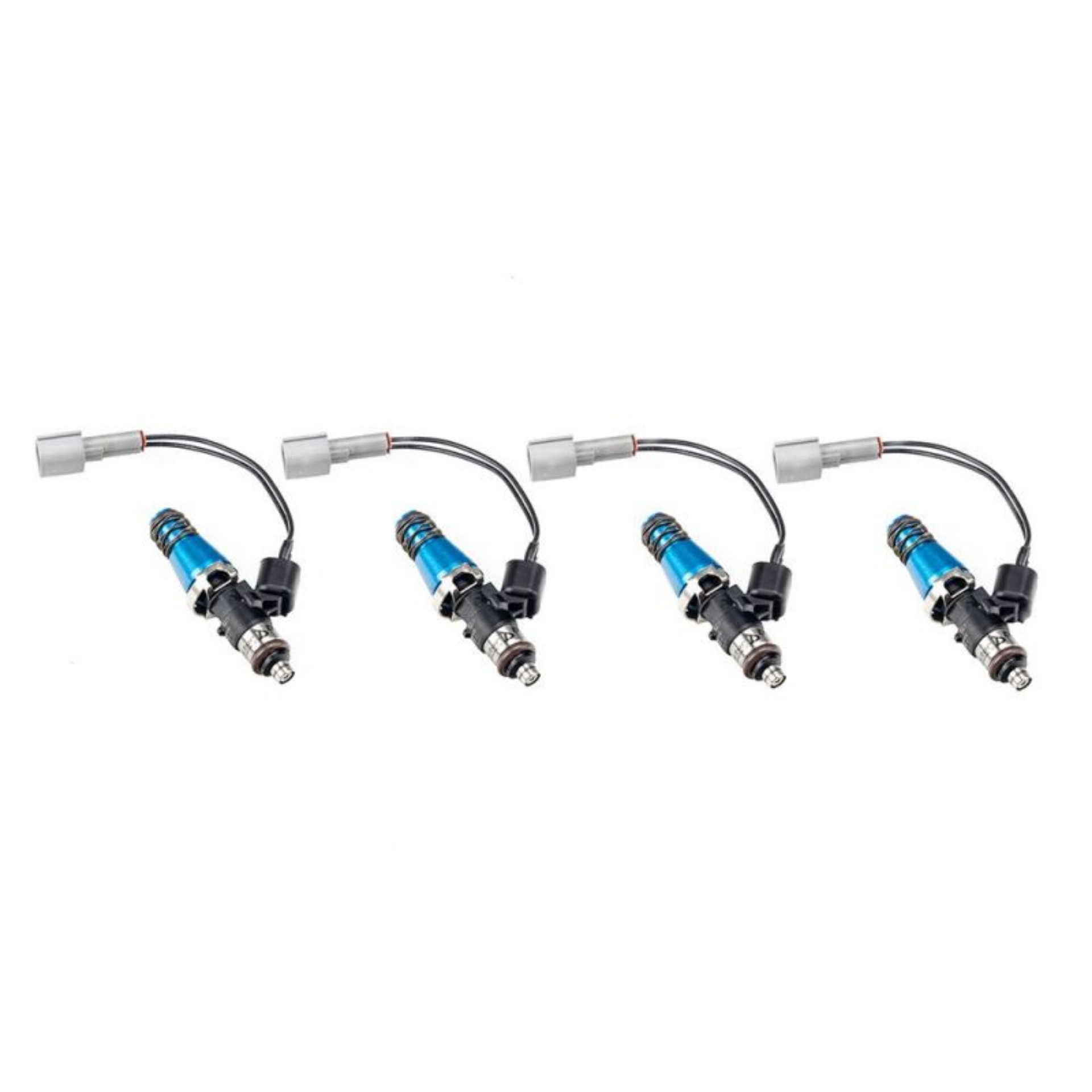 Picture of Injector Dynamics 1700cc Injectors - 30mm Length - 11mm Blue Top - Denso Lower Cushion Set of 4