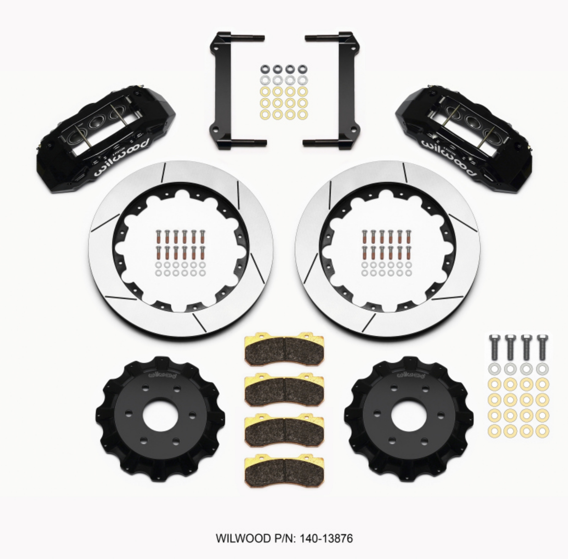 Picture of Wilwood TX6R Front Kit 16-00in Black 1999-2014 GM Truck-SUV 1500