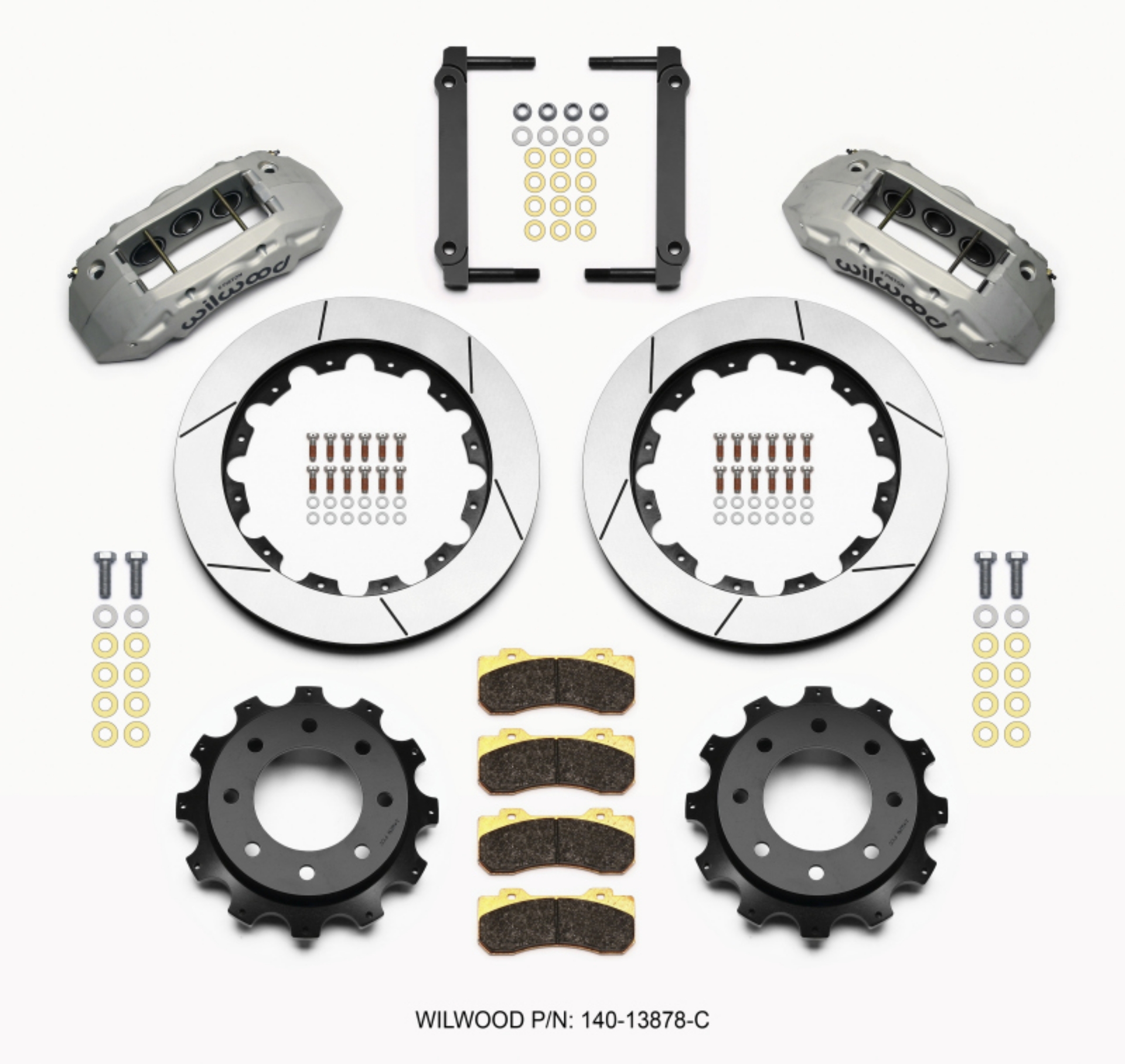 Picture of Wilwood TX6R Rear Kit 16-00in Clear Ano 1999-2010 GM H2 - 2500 4-63 Cntr