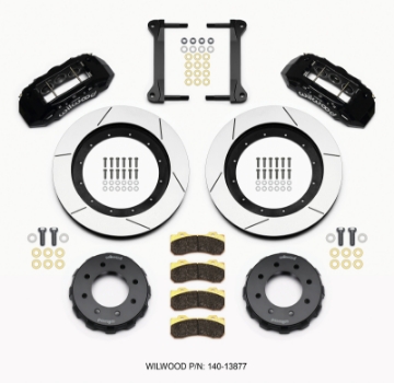 Picture of Wilwood TX6R Front Kit 16-00in Black 1999-2010 GM H2 Truck-SUV 2500