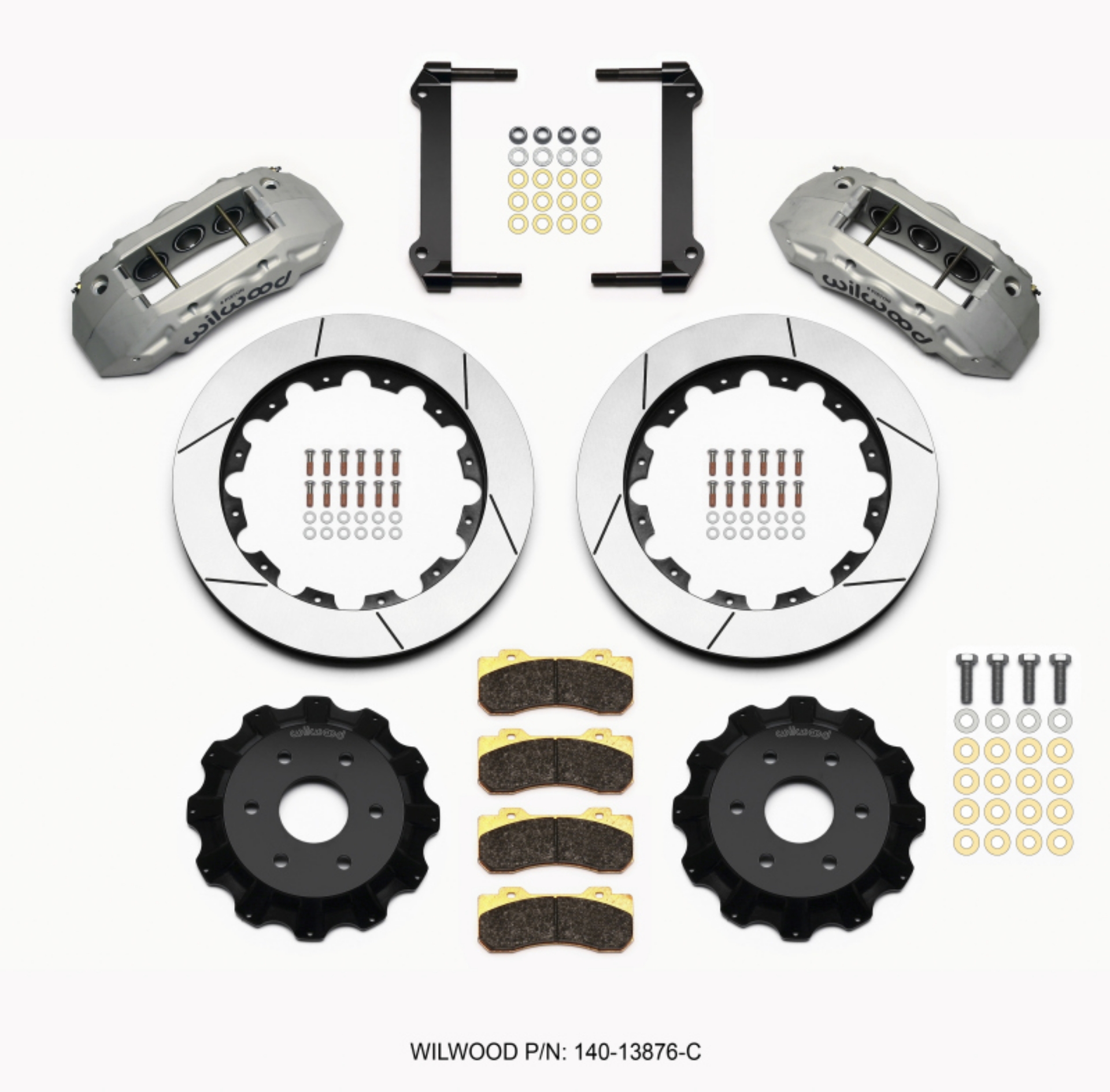 Picture of Wilwood TX6R Front Kit 16-00in Clear Ano 1999-2014 GM Truck-SUV 1500