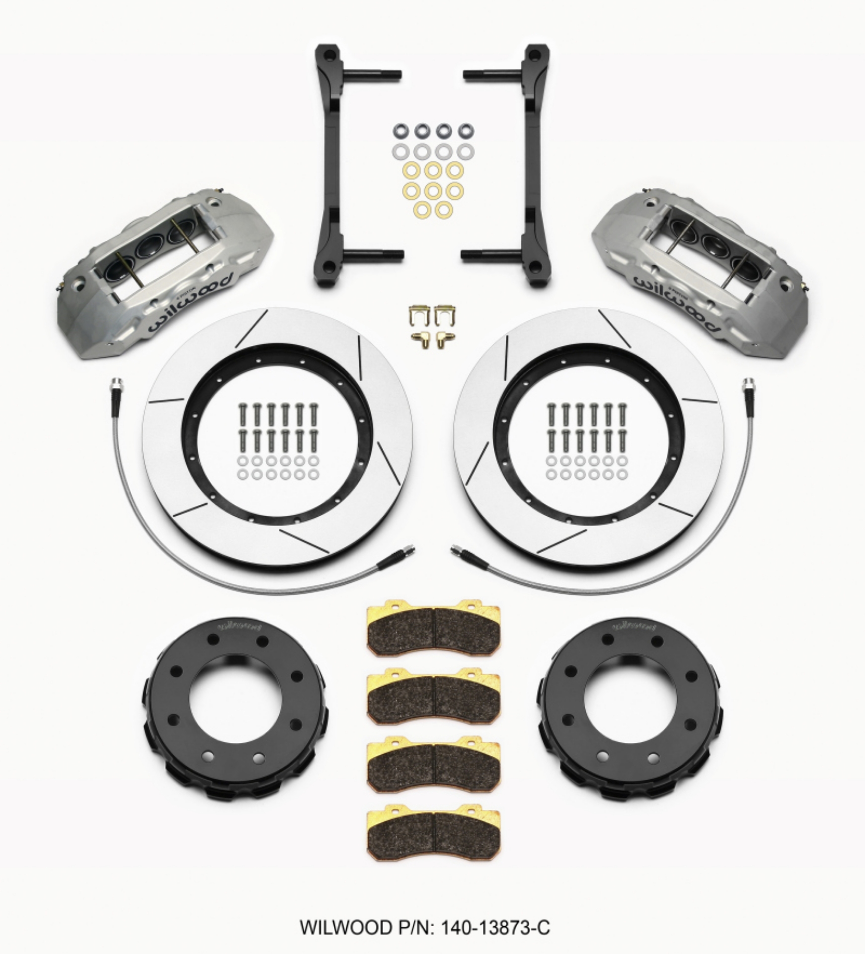 Picture of Wilwood TX6R Front Kit 15-00in Clear Ano 2011-2015 GM Truck-SUV 2500