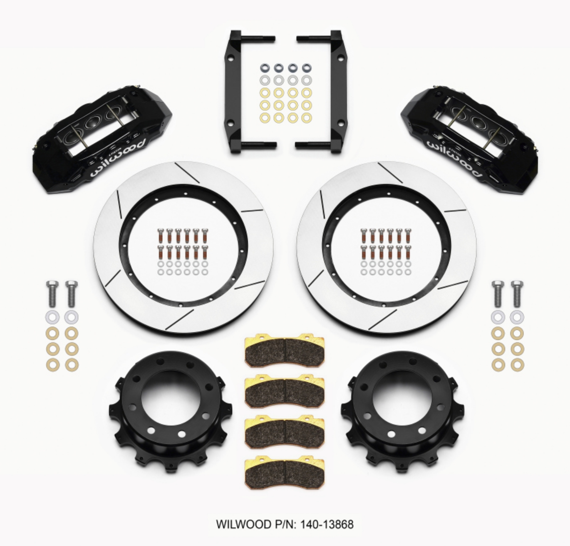 Picture of Wilwood TX6R Rear Kit 15-50in Black 2005-2012 Ford F250-F350 4WD