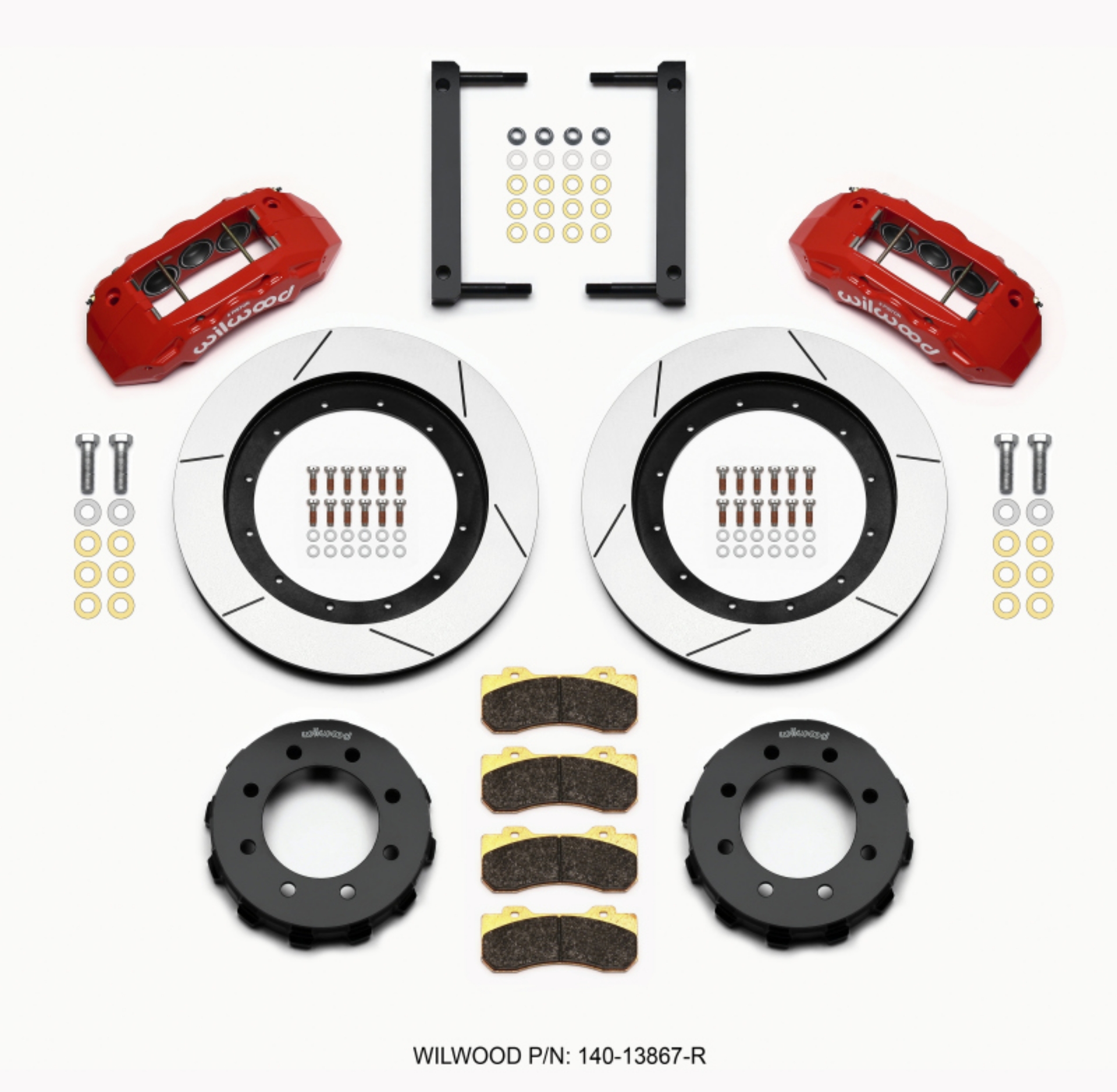 Picture of Wilwood TX6R Front Kit 16-00in Red 2005-2012 Ford F250-F350 4WD