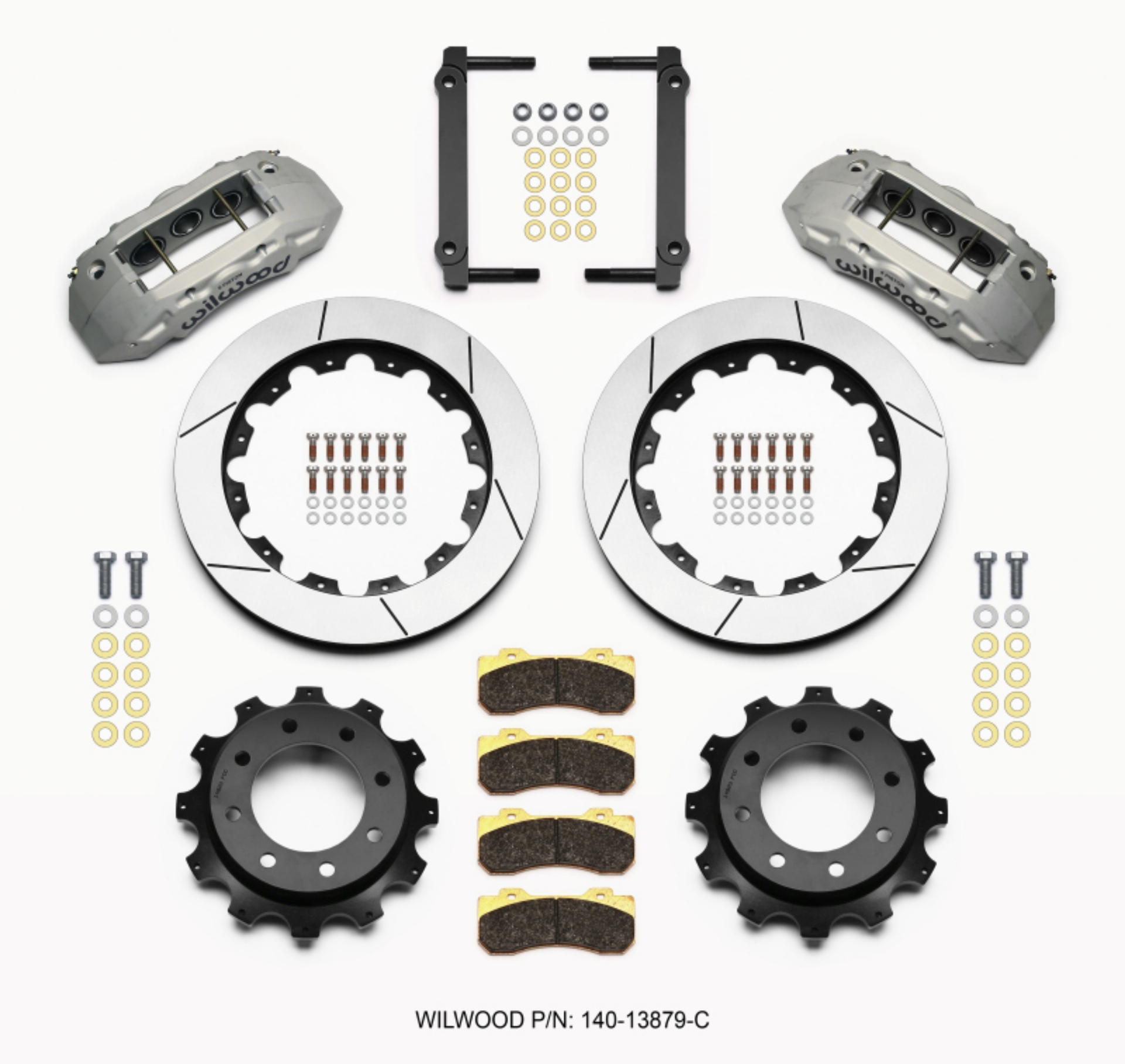 Picture of Wilwood TX6R Rear Kit 16-00in Clear Ano 1999-2010 GM Trk 2500 HD 4-84 Cntr