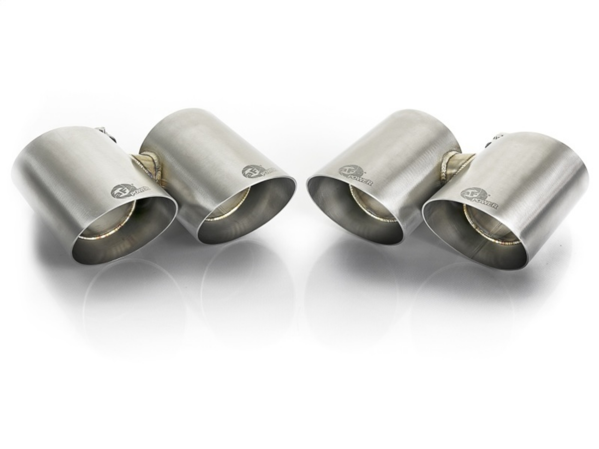 Picture of aFe MACH Force-Xp 304 SS OE Exhaust Tips Polished 12-16 Porsche 911 C2S 991 H6 3-8L