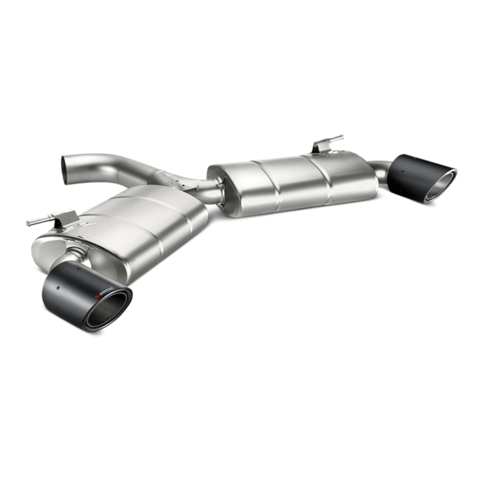 Picture of Akrapovic 2017+ Volkswagen Golf GTI MK7 Slip-On Line Titanium w- Carbon Fiber Tips