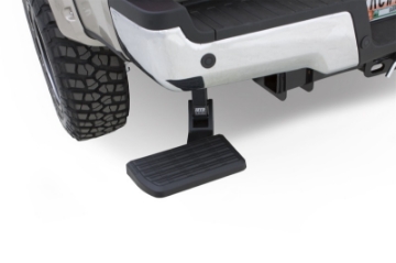 Picture of AMP Research 17-22 Ford F-250-350-450 SprDty 450 w-No Vib- Damp Installed Driv- Side BedStep - Blk