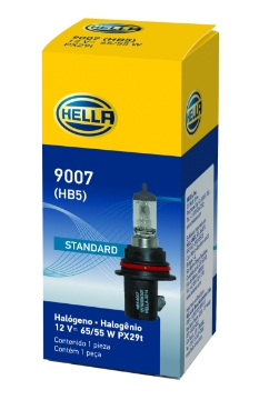 Picture of Hella 9007 HB5 12V 65-55W Halogen Bulb PX29t