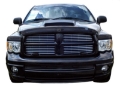 Picture of AVS 03-05 Dodge RAM 2500 Bugflector Deluxe 3pc Medium Profile Hood Shield - Smoke