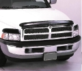 Picture of AVS 03-05 Dodge RAM 2500 Bugflector Deluxe 3pc Medium Profile Hood Shield - Smoke