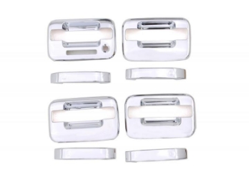 Picture of AVS 04-14 Ford F-150 4 Door w-Keypad Door Handle Covers 4 Door 8pc Set - Chrome