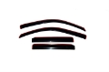 Picture of AVS 02-06 Chevy Trailblazer EXT Ventvisor In-Channel Front & Rear Window Deflectors 4pc - Smoke