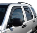 Picture of AVS 02-07 Jeep Liberty Ventvisor In-Channel Front & Rear Window Deflectors 4pc - Smoke