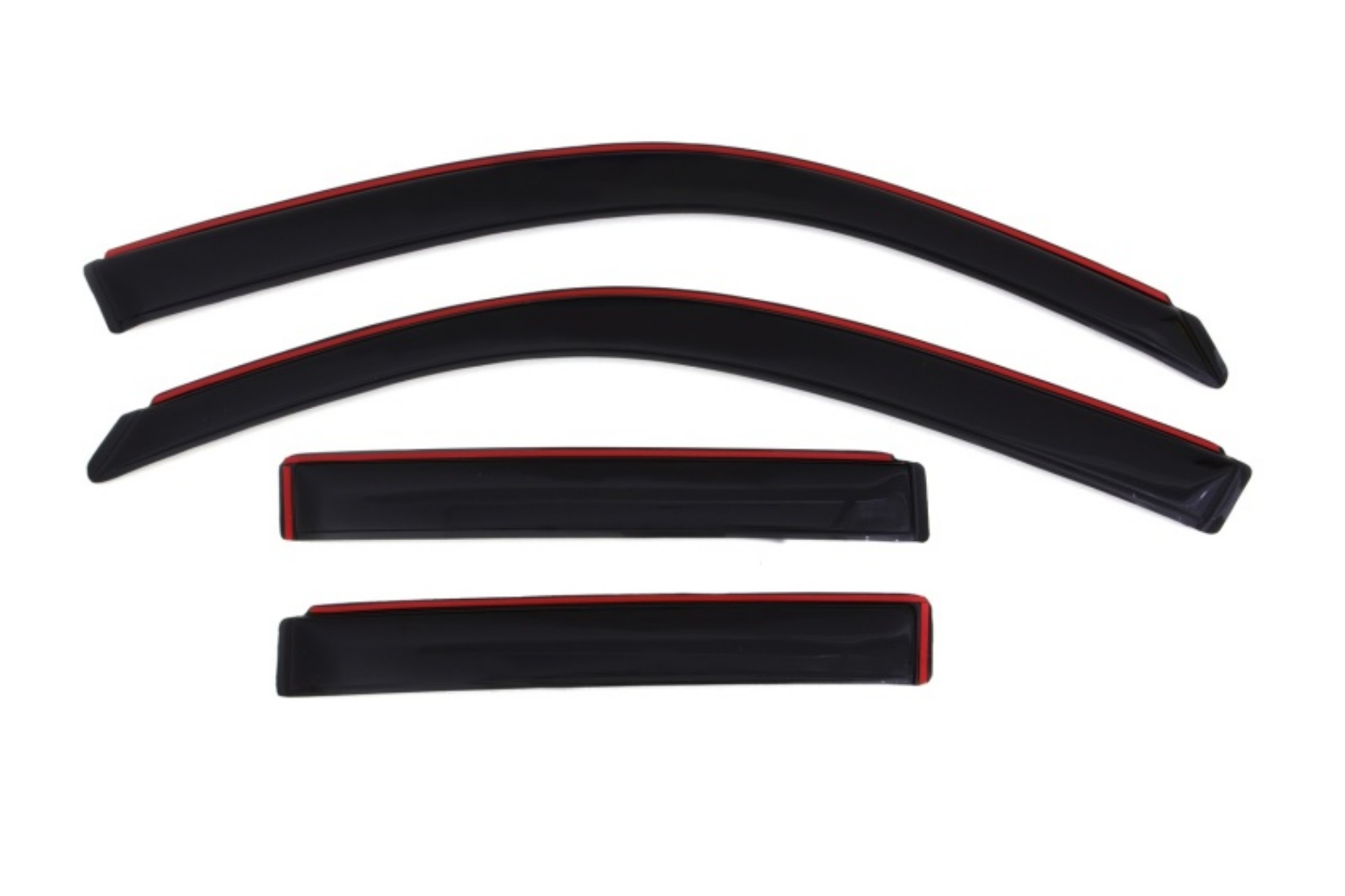 Picture of AVS 03-09 Toyota 4Runner Ventvisor In-Channel Front & Rear Window Deflectors 4pc - Smoke