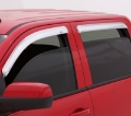 Picture of AVS 02-09 Chevy Trailblazer Ventvisor Outside Mount Front & Rear Window Deflectors 4pc - Chrome