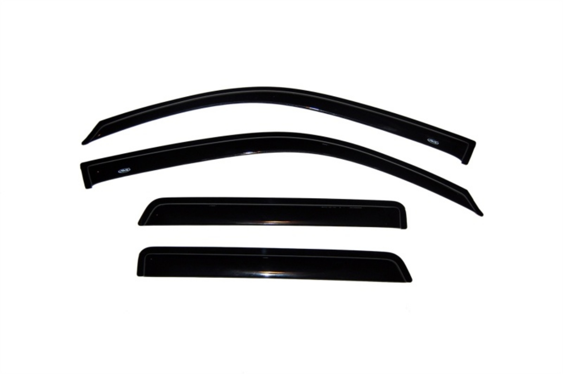 Picture of AVS 02-09 Chevy Trailblazer Ventvisor Outside Mount Window Deflectors 4pc - Smoke