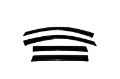 Picture of AVS 00-07 Ford Focus ZXW Wagon Ventvisor Outside Mount Window Deflectors 4pc - Smoke