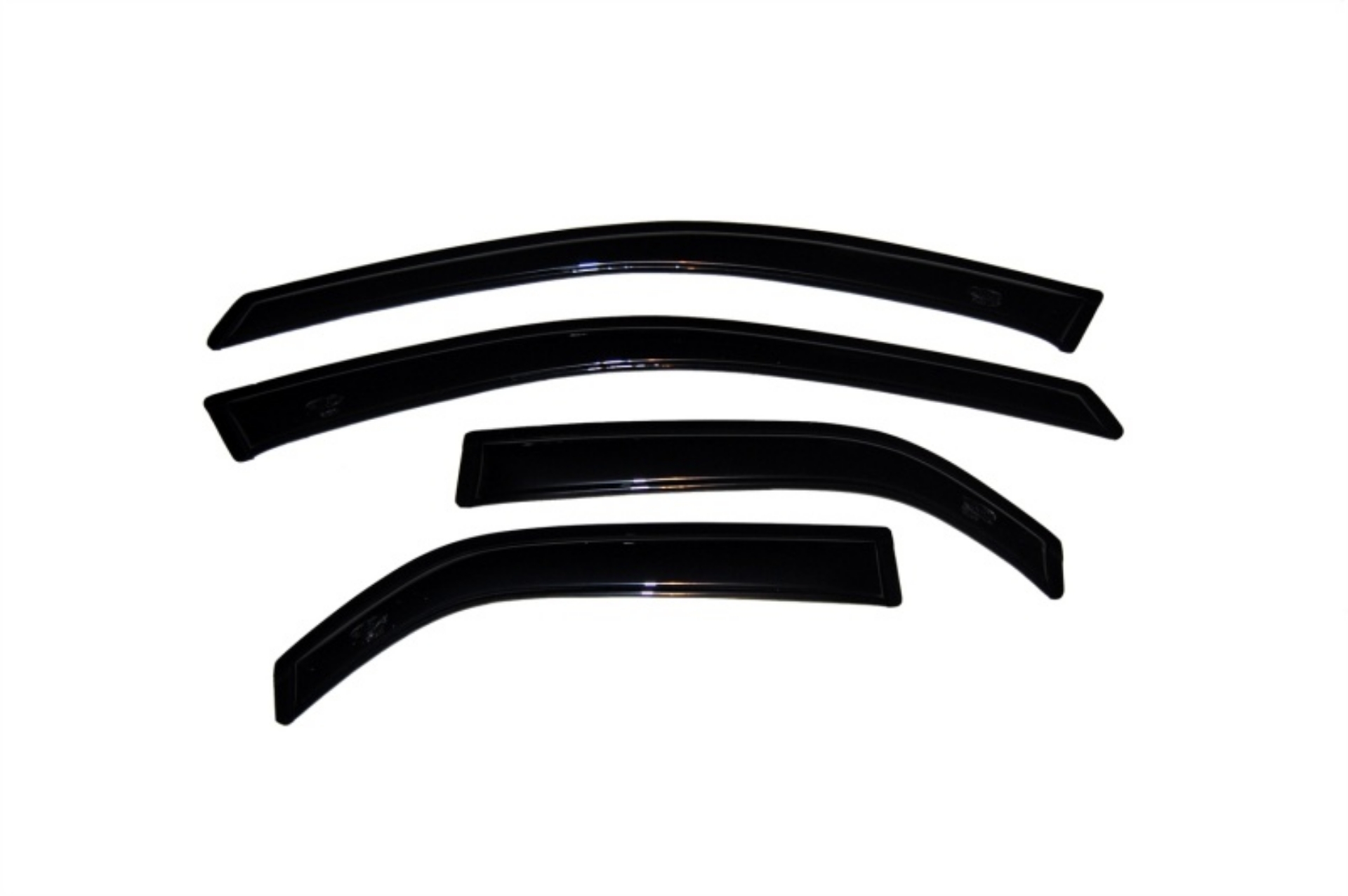 Picture of AVS 03-07 Cadillac CTS Ventvisor Outside Mount Window Deflectors 4pc - Smoke