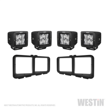 Picture of Westin Universal Light Kit for Outlaw Front Bumpers - Textured Black