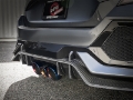 Picture of aFe Takeda 3in 304 SS Cat-Back Exhaust w- Blue Flame Tips 2017+ Honda Civic Type R I4 2-0L t