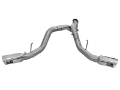 Picture of aFe LARGE BORE HD 4in 409-SS DPF-Back Exhaust w-Polished Tip 11-14 Ford Diesel Trucks V8-6-7L td