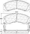 Picture of StopTech Street Brake Pads - Front