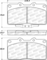 Picture of StopTech Street Brake Pads - Front