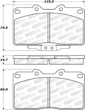 Picture of StopTech Street Brake Pads - Front