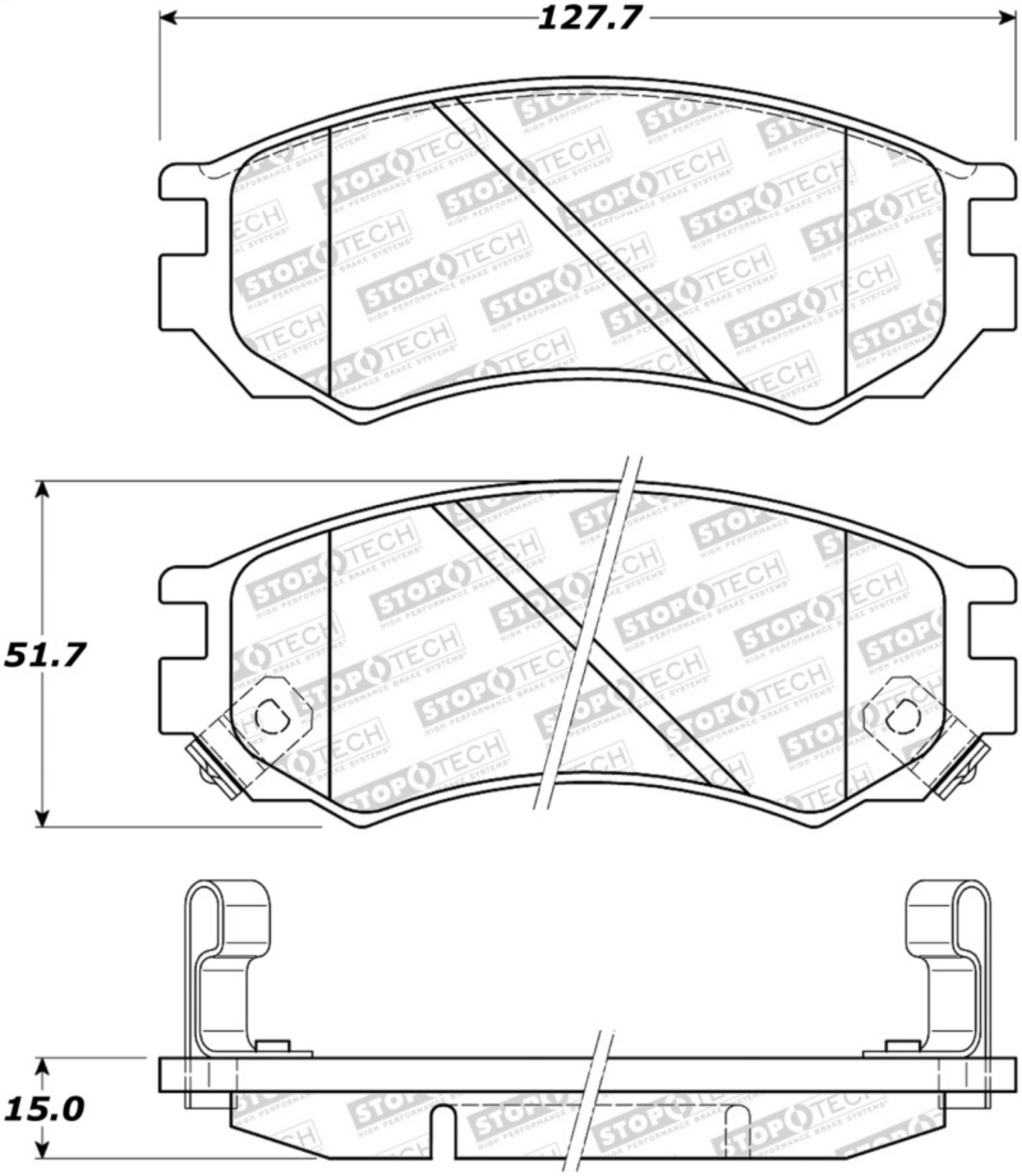 Picture of StopTech Street Brake Pads - Front