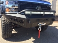 Picture of Addictive Desert Designs 15-18 Chevy Silverado 2500 HoneyBadger Front Bumper w- Winch Mount